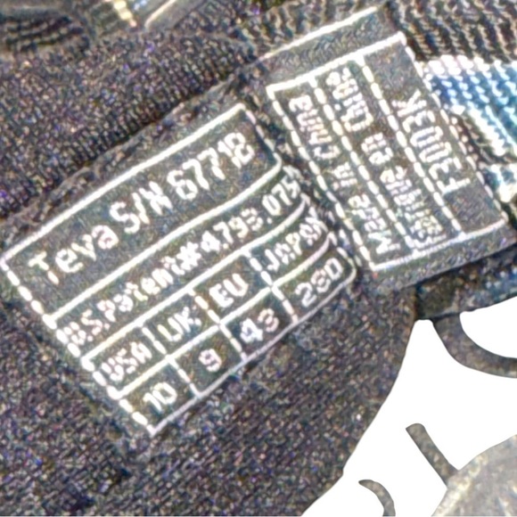 NEW TEVA Terra Fi 5 Universal Black Geotmetix blue black Sandals main image 7